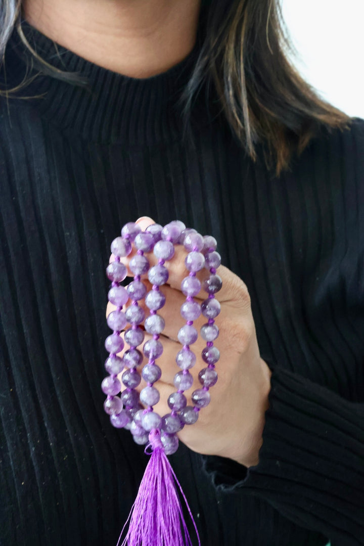 Amethyst Meditation Mala - 108 Beads