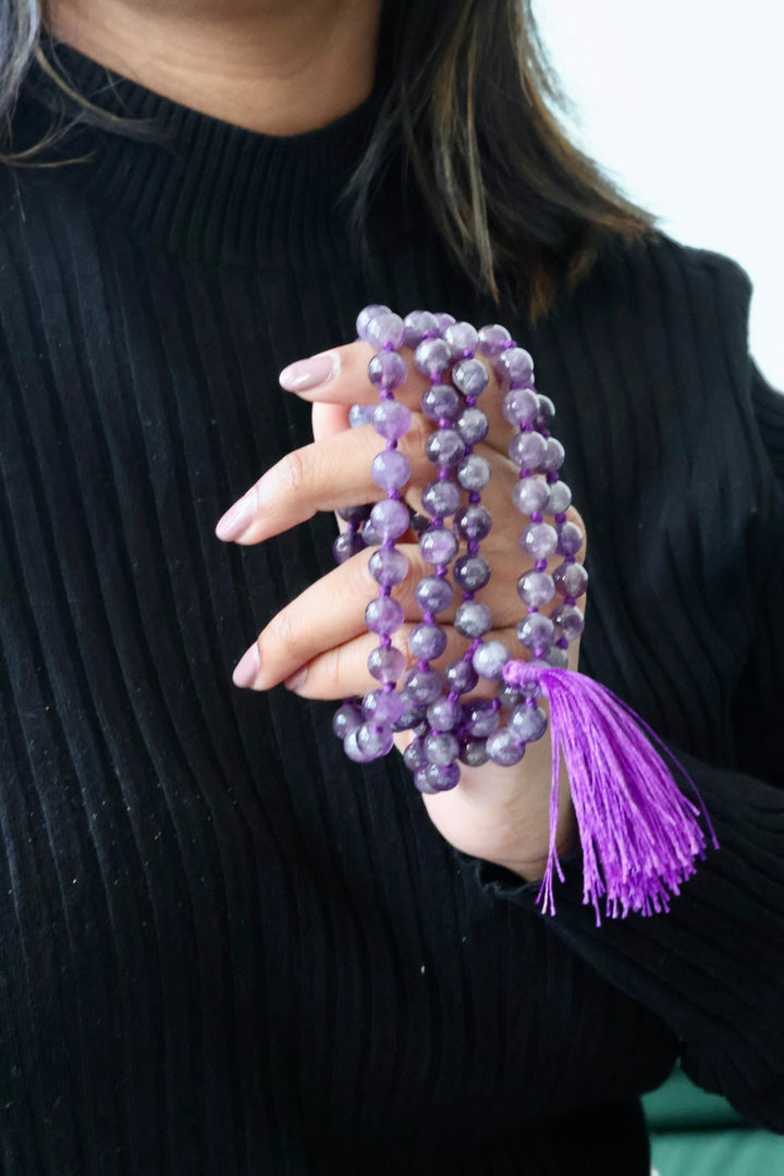 Amethyst Meditation Mala - 108 Beads