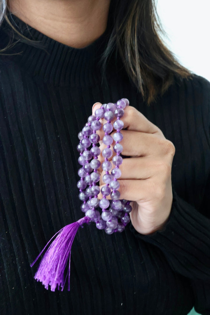 Amethyst Meditation Mala - 108 Beads