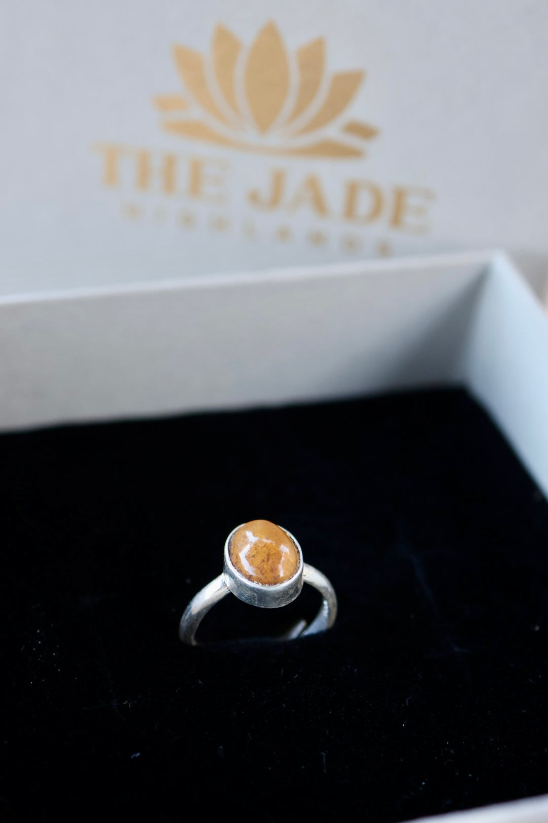 Kanakan 92.5 Silver Finger Ring -  Citrine