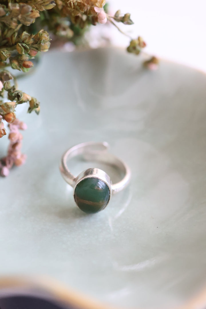 Kanakan Finger Ring - Green Aventurine