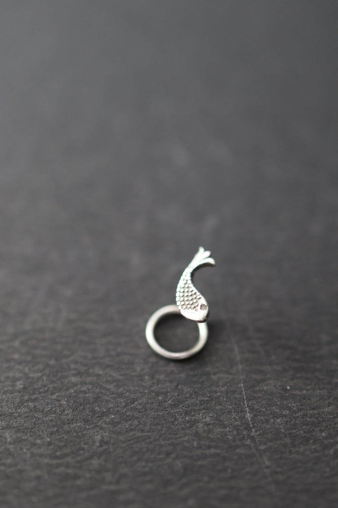 Nasika Nose Pin - Fish  (Pierced)