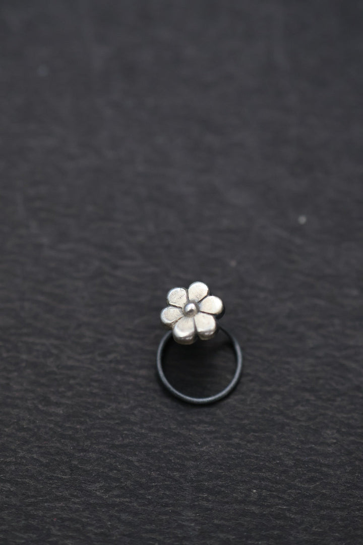 Nasika Nose Pin - Flower (Pierced)