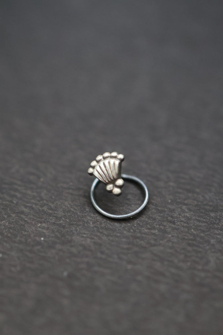 Nasika Nose Pin - Shell (Pierced)