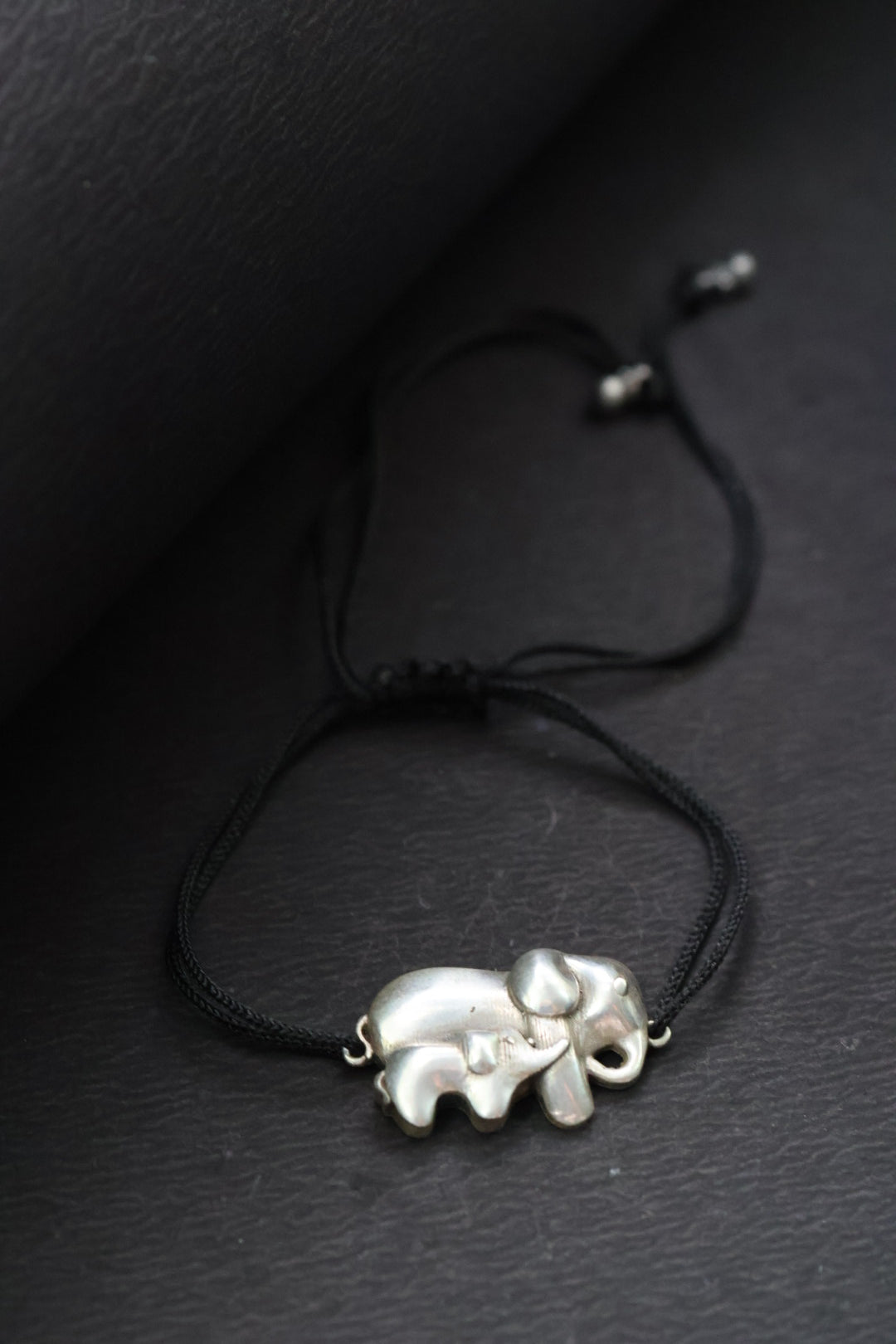 Kalal 92.5 Silver Anklet - Elephant Family