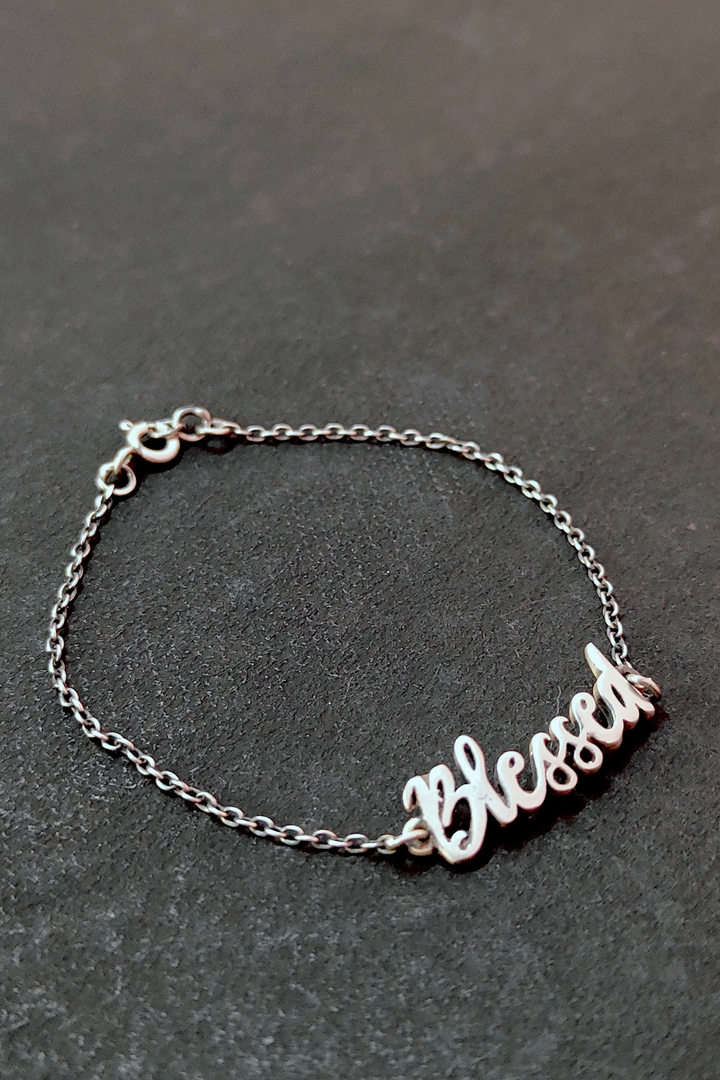 English Bracelet - Blessed