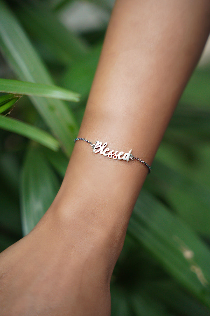 English Bracelet - Blessed