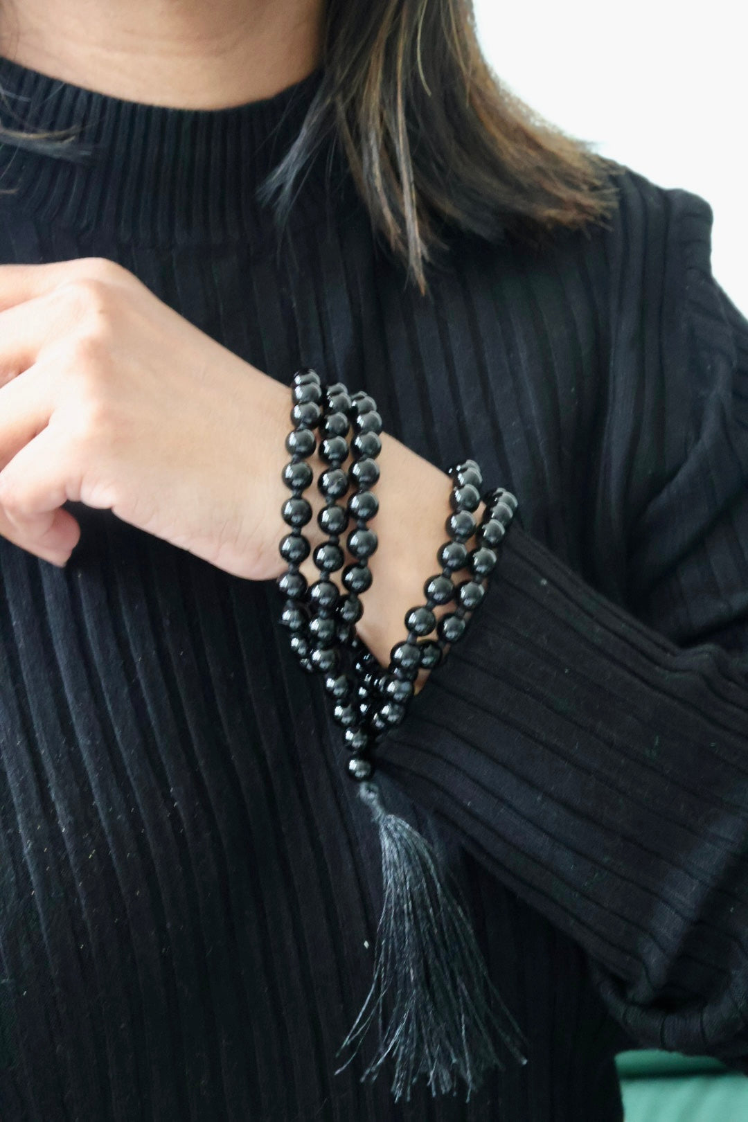 Black Onyx Meditation Mala - 108 Beads